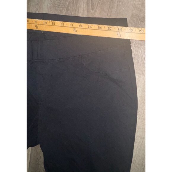Johns Bay Womens Skinny Leg Pants Black 2X Rayon/Nylon/Spandex - Picture 6 of 7